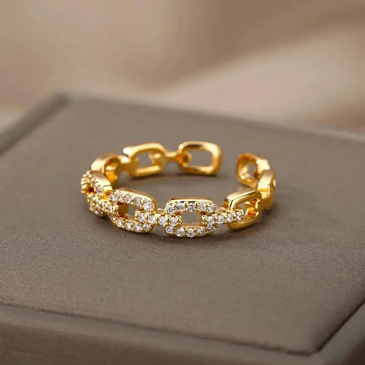 Anello Regolabile in Catena di Link Verona