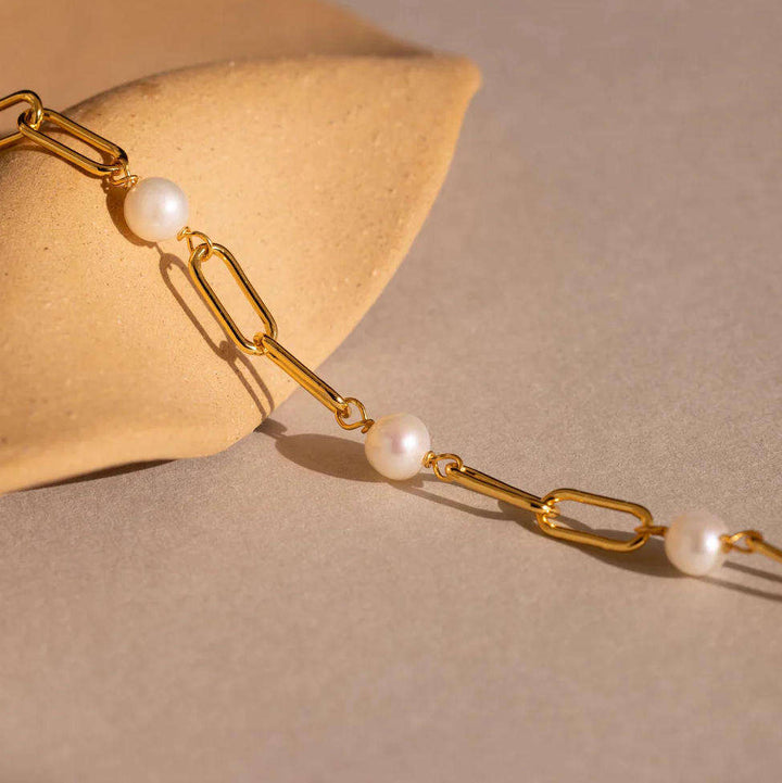Bracciale a Catena di Perle Senza Tempo