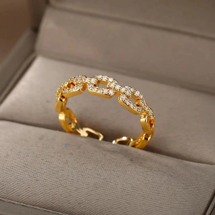 Anello Regolabile in Catena di Link Verona