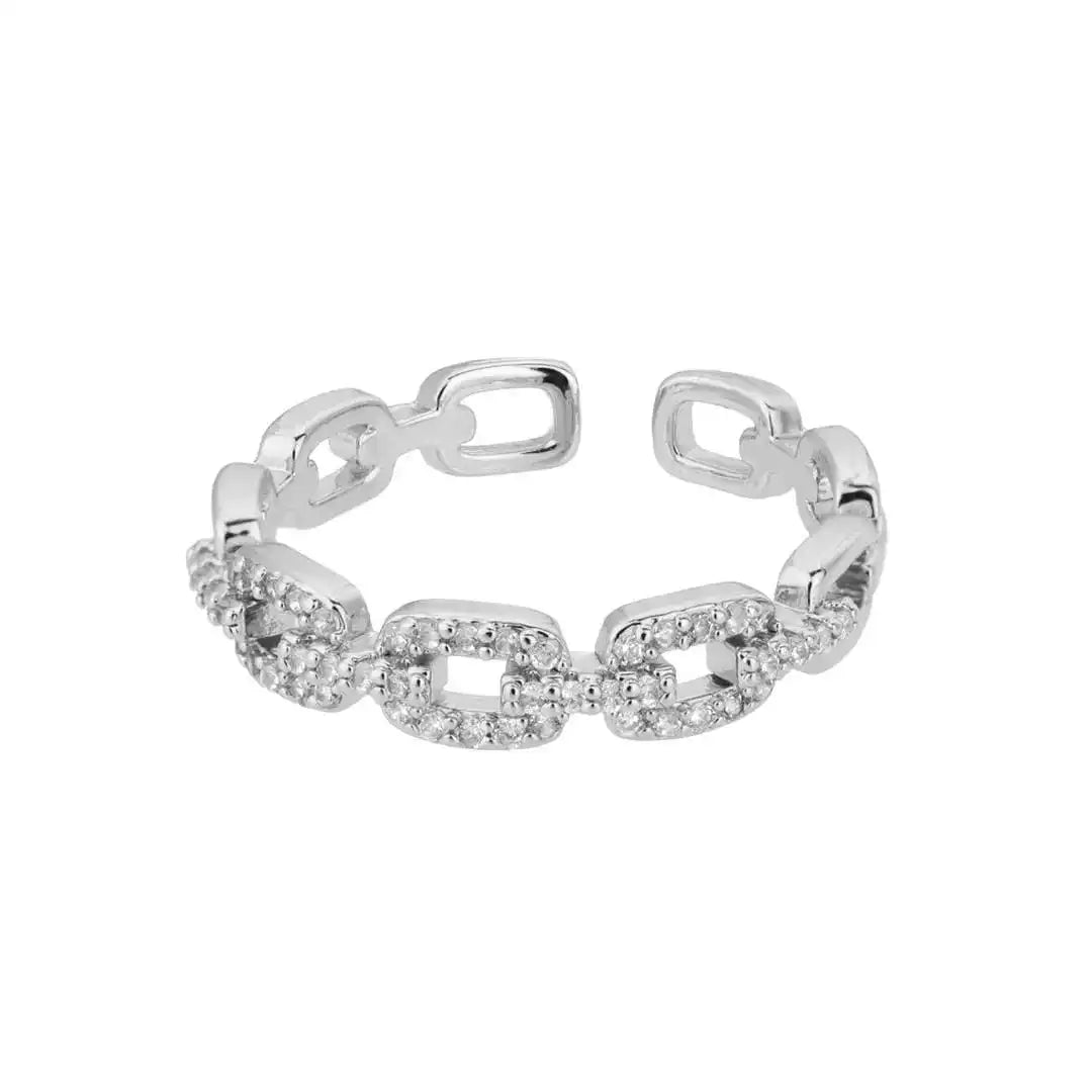 Anello Regolabile in Catena di Link Verona