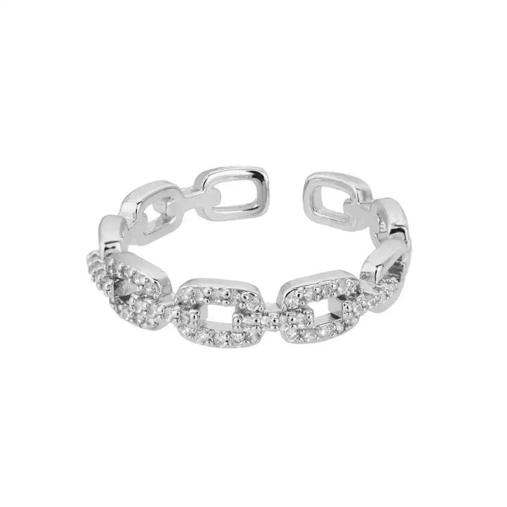 Anello Regolabile in Catena di Link Verona