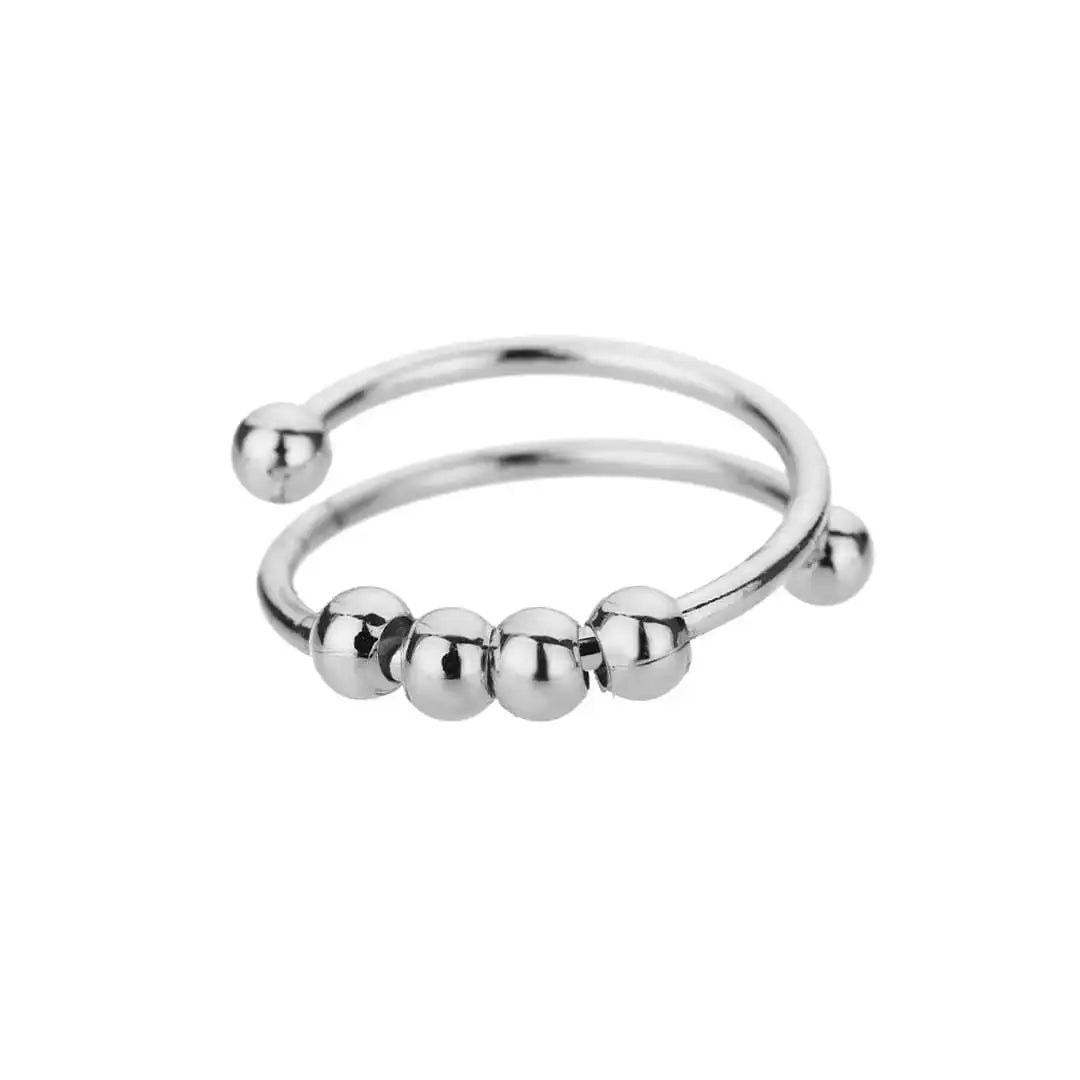 Anello con Perline Antistress e per Ansia