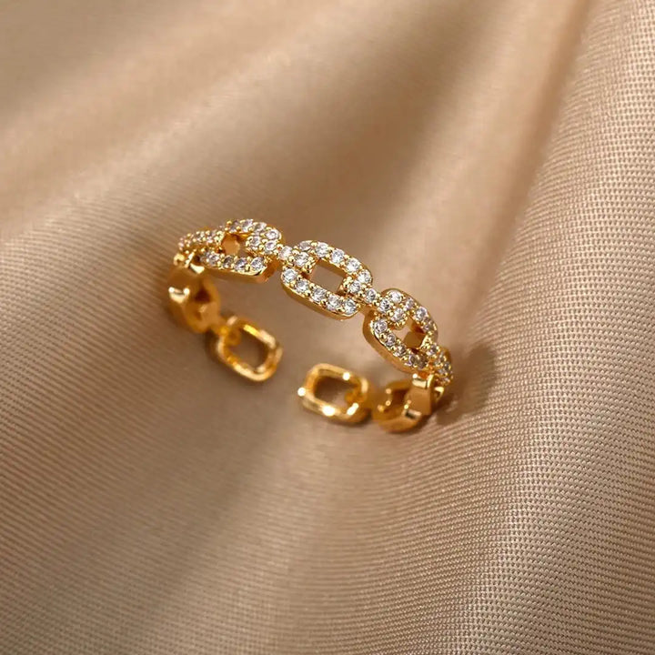 Anello Regolabile in Catena di Link Verona
