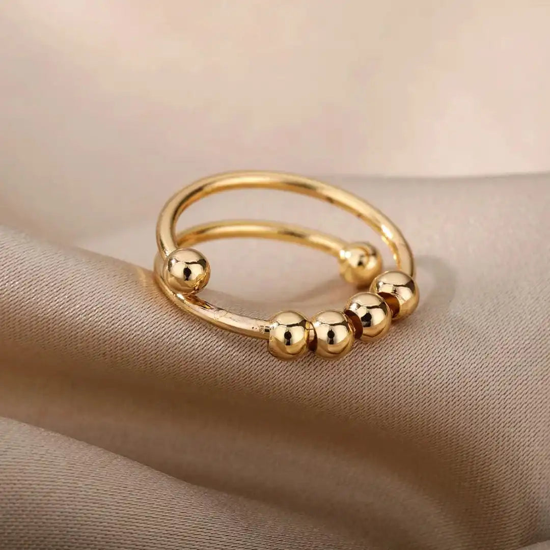 Anello con Perline Antistress e per Ansia