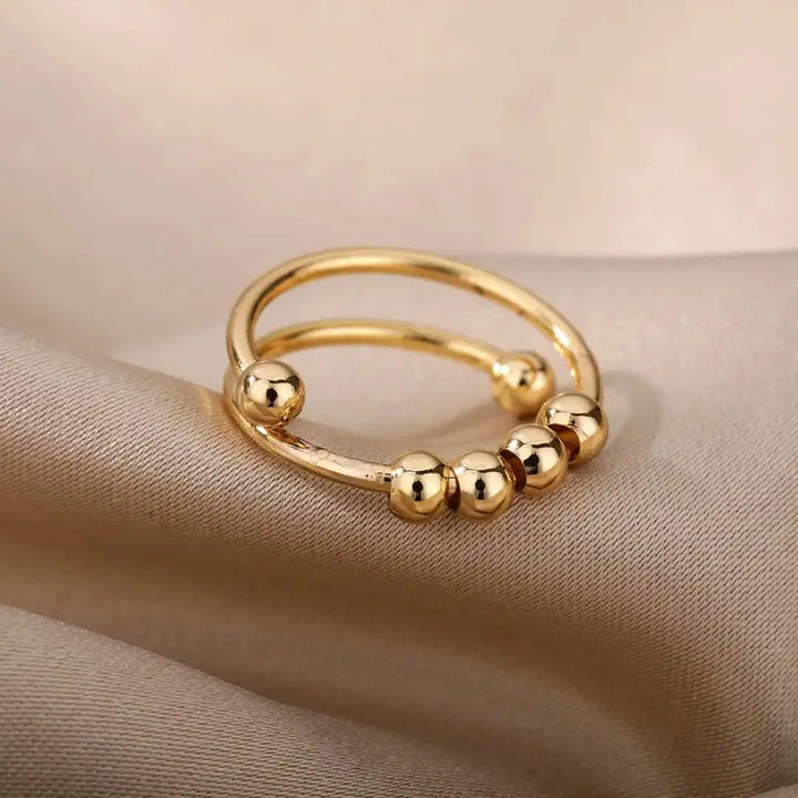 Anello con Perline Antistress e per Ansia