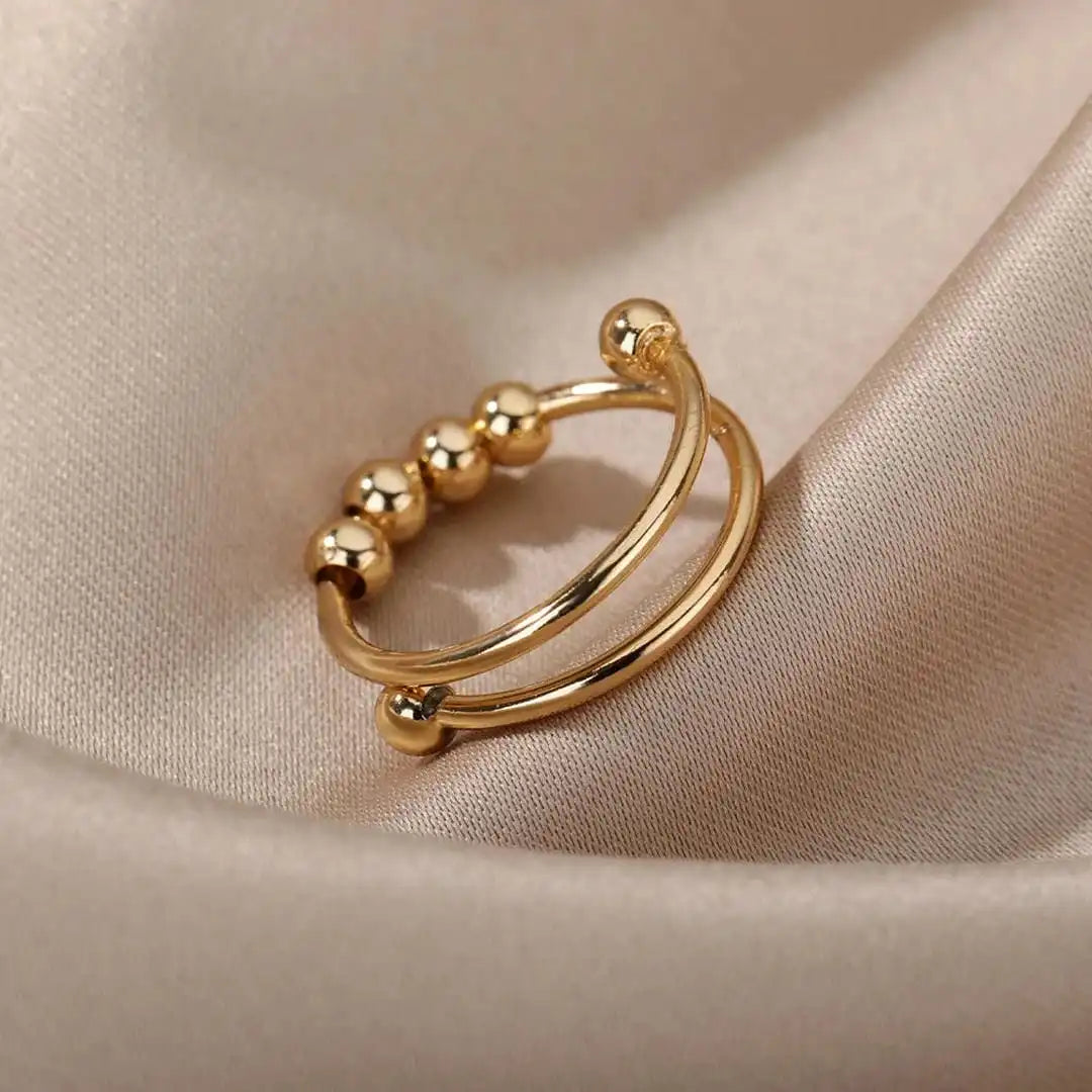 Anello con Perline Antistress e per Ansia