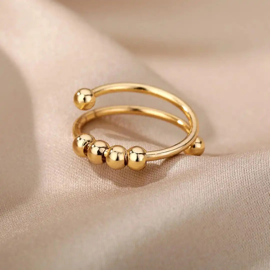 Anello con Perline Antistress e per Ansia