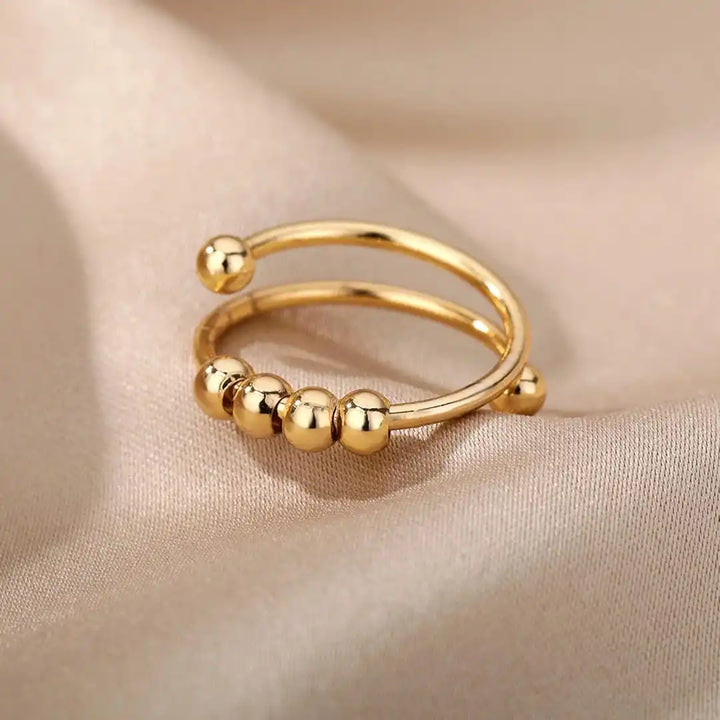 Anello con Perline Antistress e per Ansia