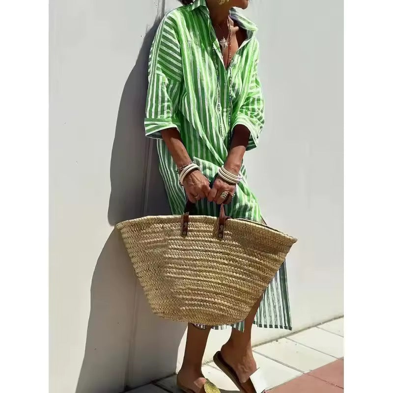 Skylar | Abito Camicia a Righe