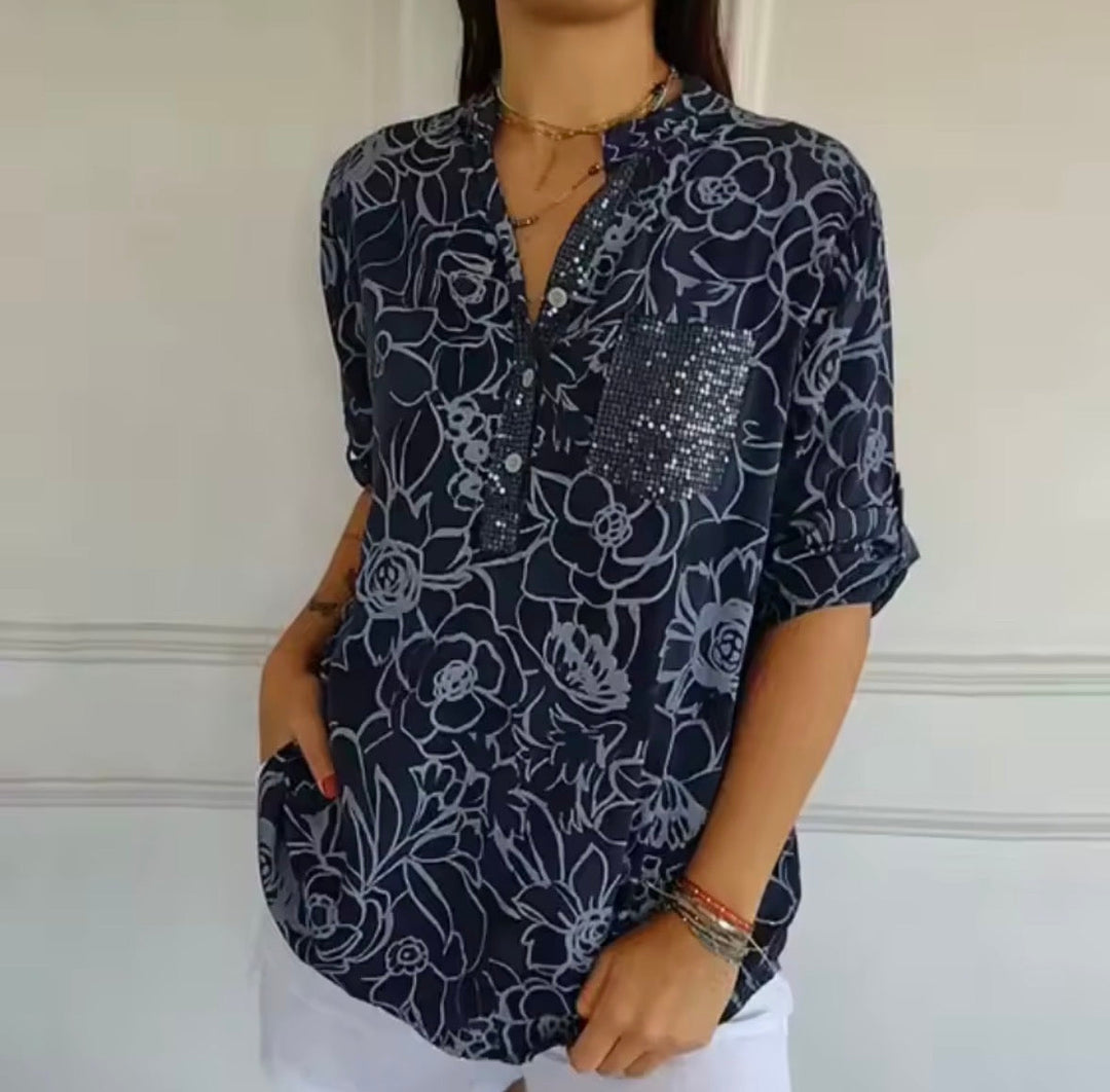Avery | Blusa Elegante con Tasca