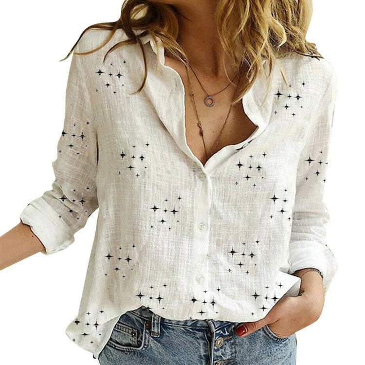 QUINN | Blusa Stampata Classica