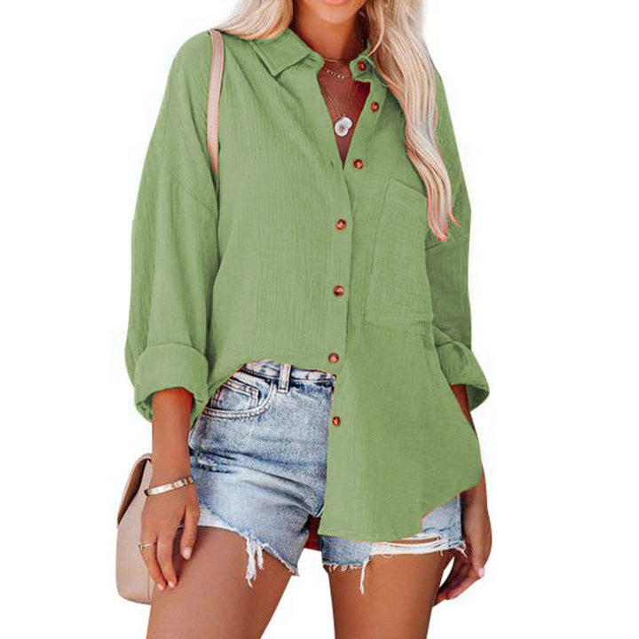 MADELYN | Blusa Casual con Bottoni a Maniche Lunghe