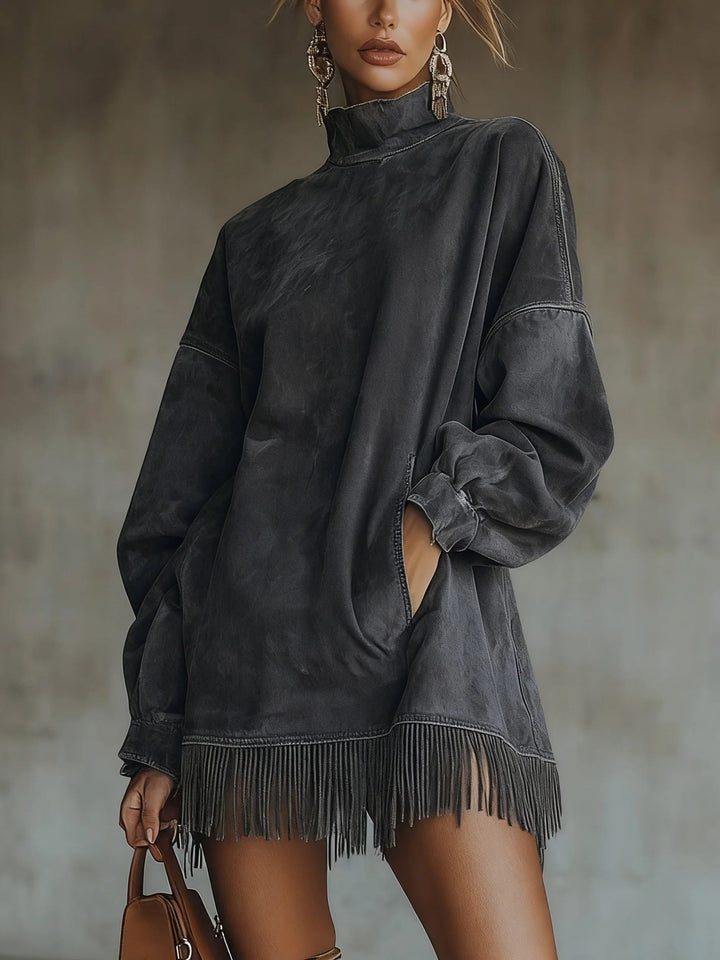 CIELO | Vestito Frangiato Confortevole