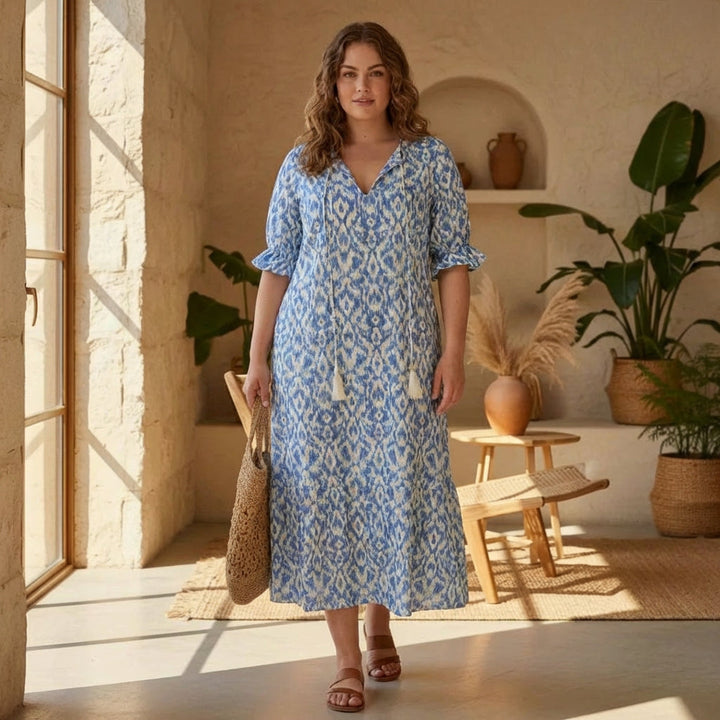 Rosalind - Abito Boho con Copertura per Pancia