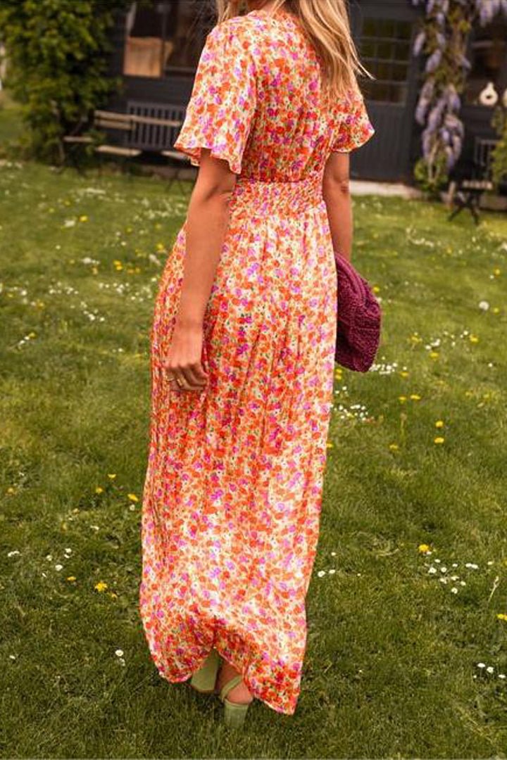 Natalie | Abito Maxi Stampato Flattering