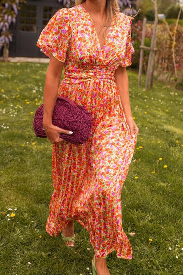 Natalie | Abito Maxi Stampato Flattering