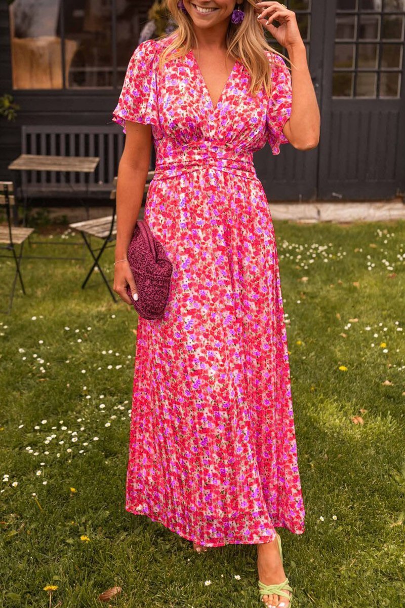 Natalie | Abito Maxi Stampato Flattering