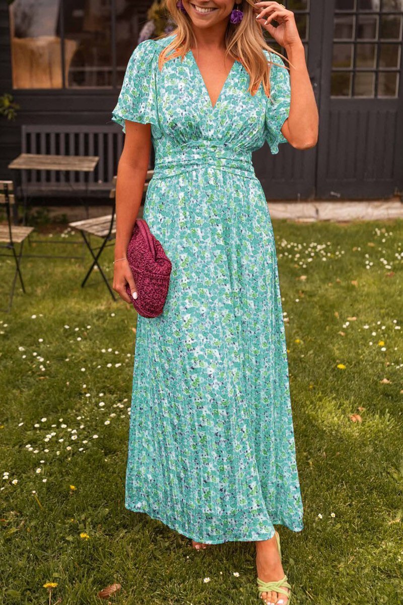 Natalie | Abito Maxi Stampato Flattering