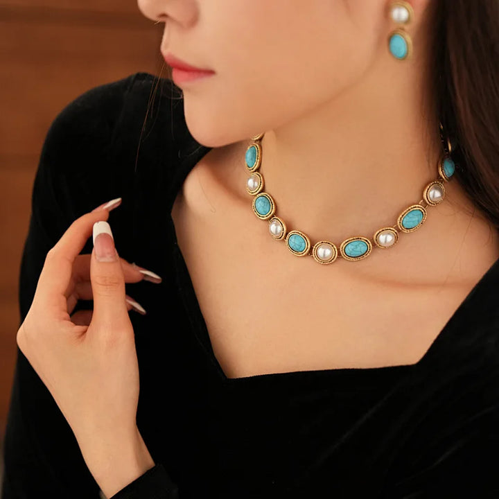 Set di Perle Turchesi Antiche