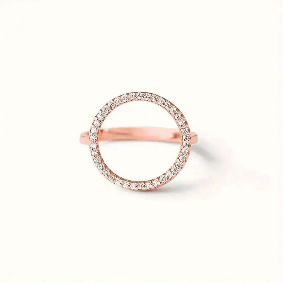 Anello in Zirconia Cubica Rotonda