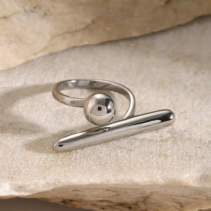 Anello Regolabile in Oro con Stella Senza Tempo