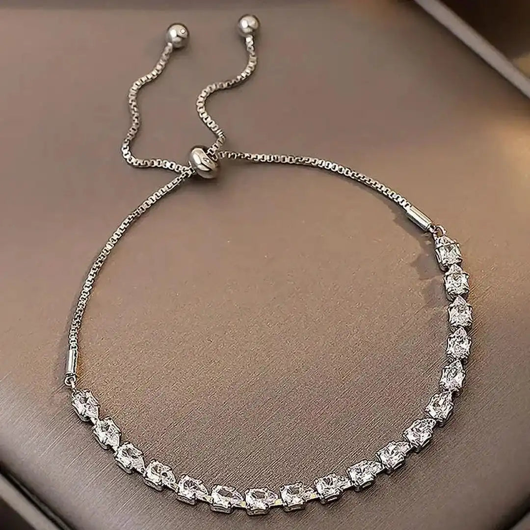 Bracciale in Pietre Geometriche Regolabile