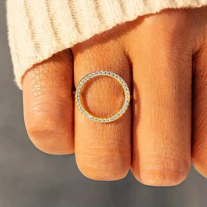 Anello in Zirconia Cubica Rotonda