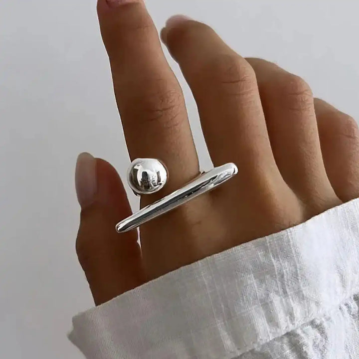 Anello Regolabile in Oro con Stella Senza Tempo