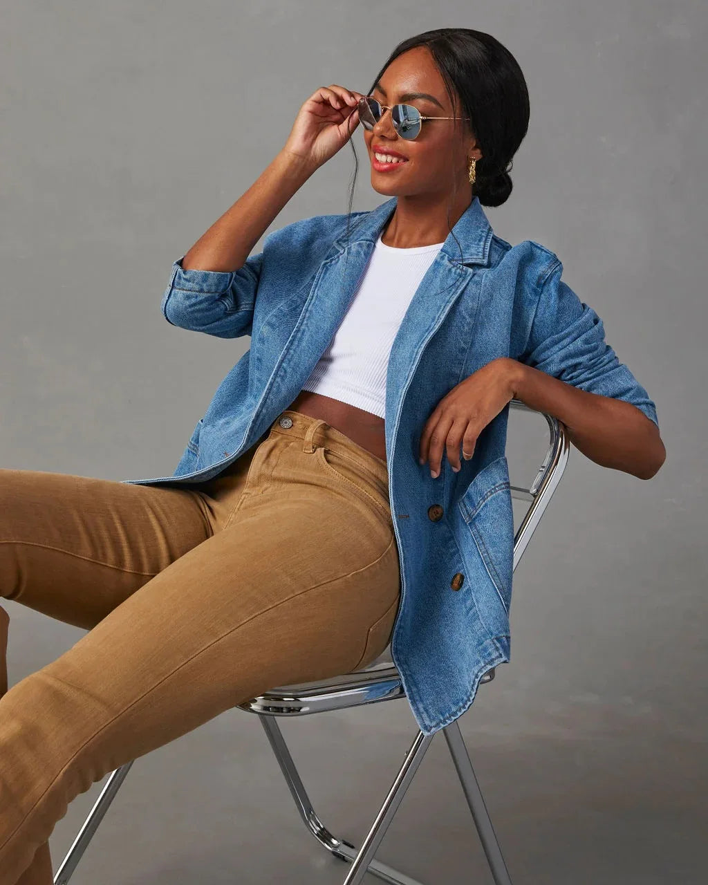 ALICE | Blazer in Denim