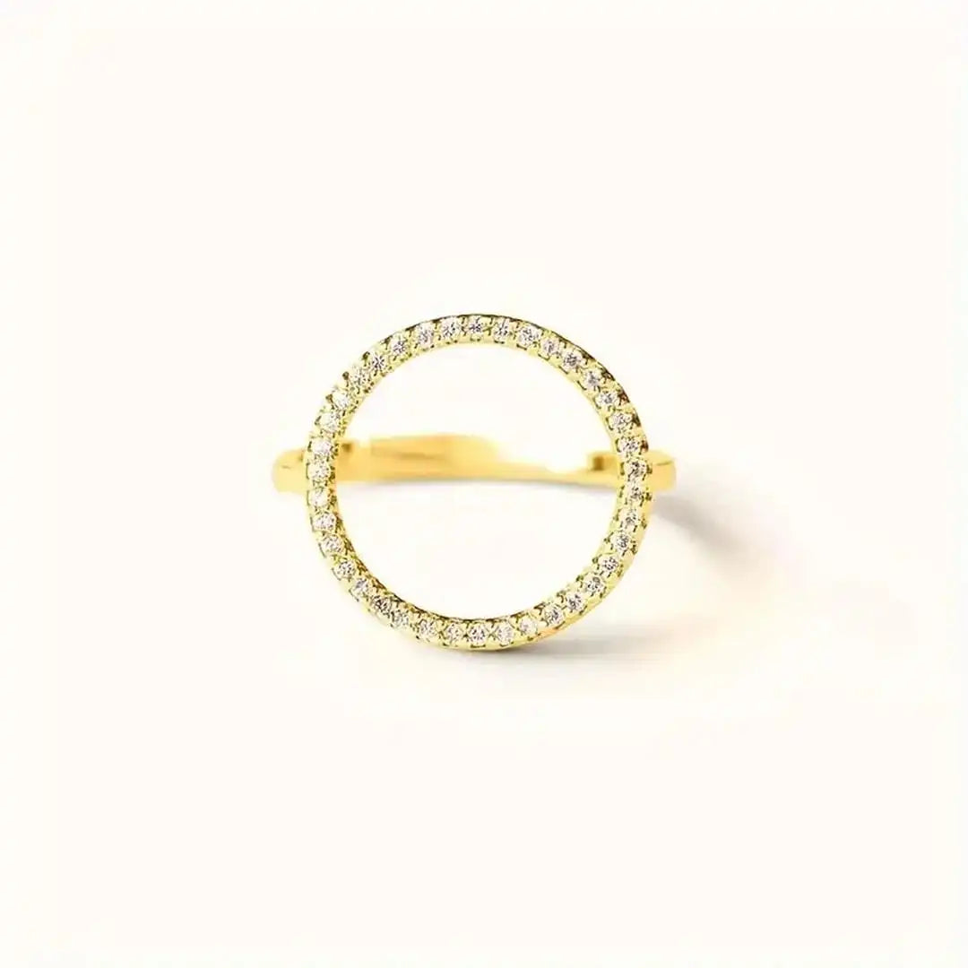 Anello in Zirconia Cubica Rotonda