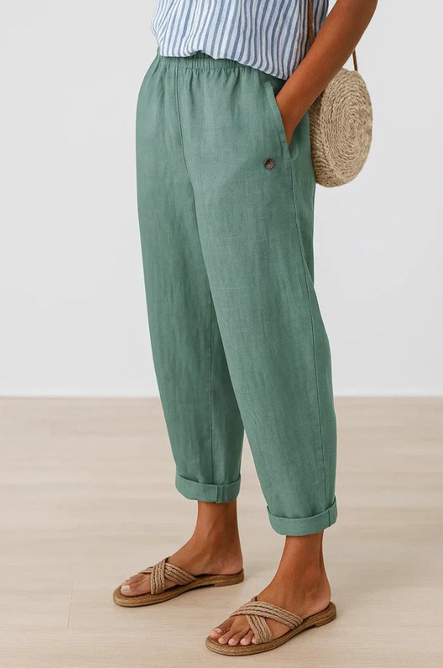 Stella | Pantaloni in Lino Senza Tempo