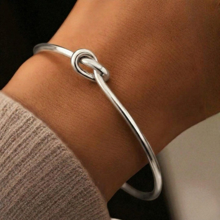 Bracciale Regolabile Nodo Dorato