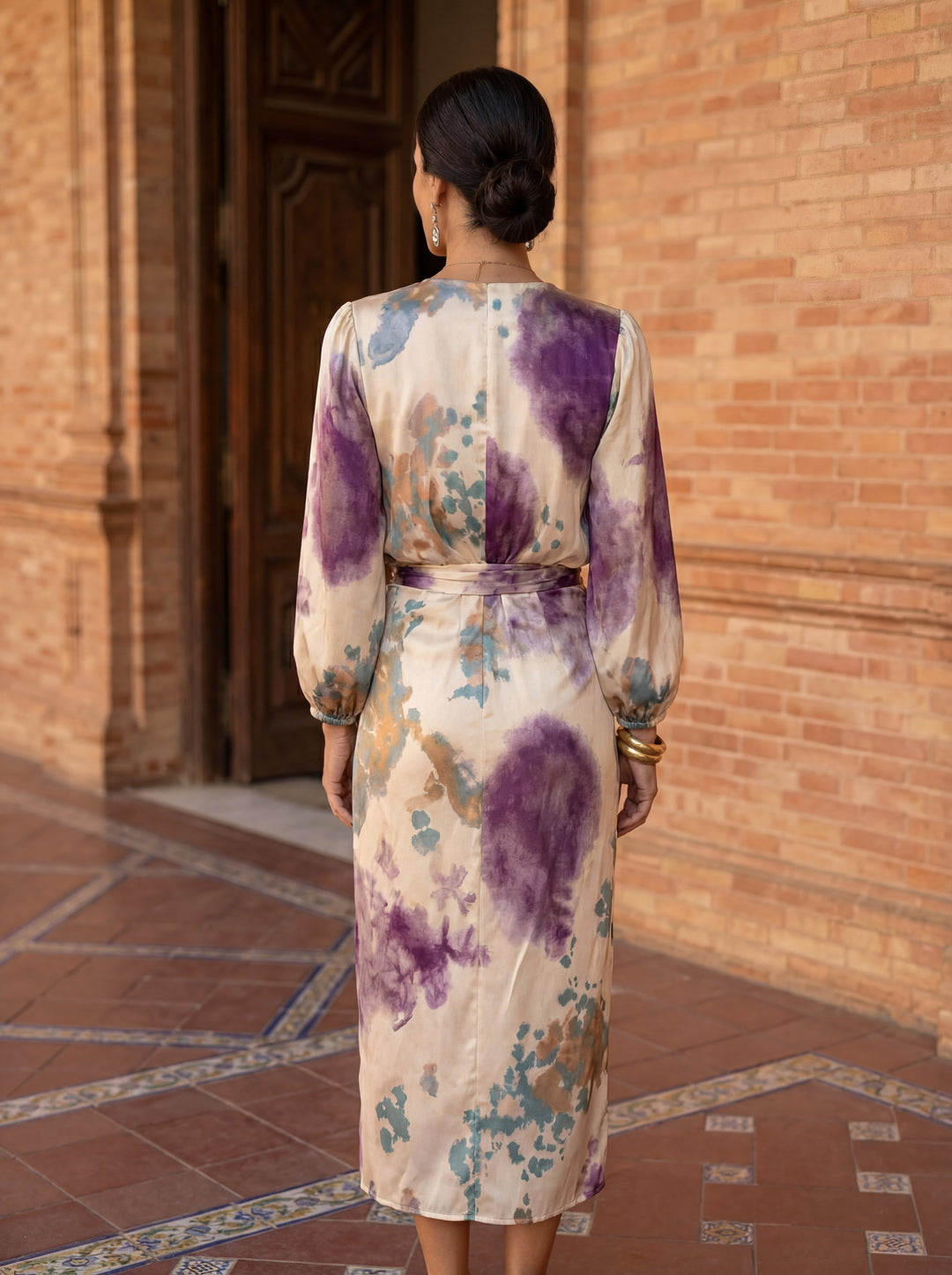 Robe décolleté a V Valeria