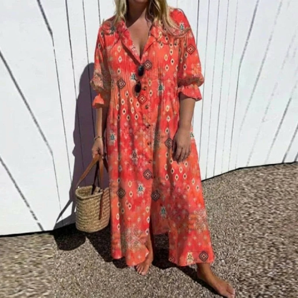 Nadya | Abito Bohemien Elegante