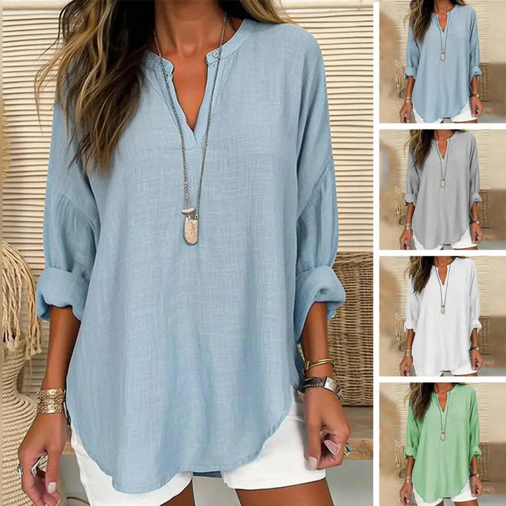 PENELOPE | Blusa effetto lino