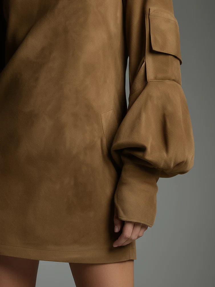 CIELO | Abito Mini in Suede Vintage
