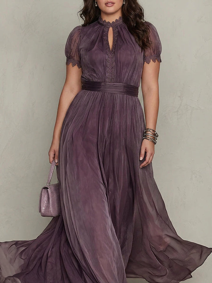 Ashley | Abito Maxi in Chiffon Vintage Elegante