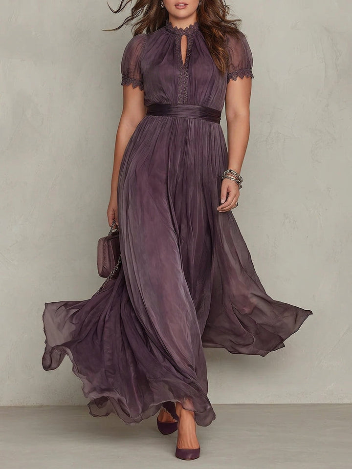 Ashley | Abito Maxi in Chiffon Vintage Elegante