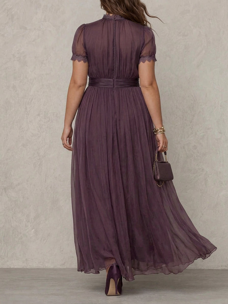 Ashley | Abito Maxi in Chiffon Vintage Elegante