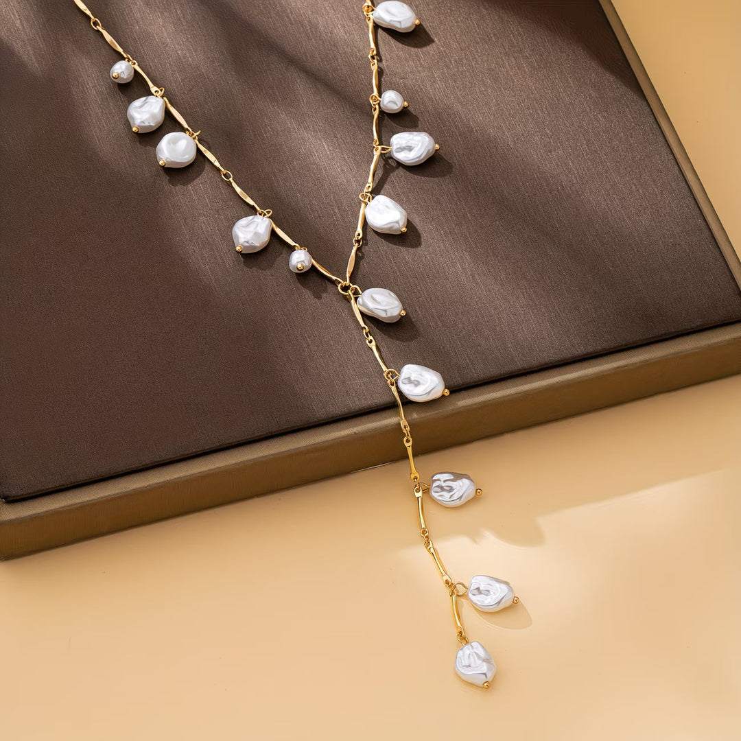 Collana Cascata di Perle Mistica