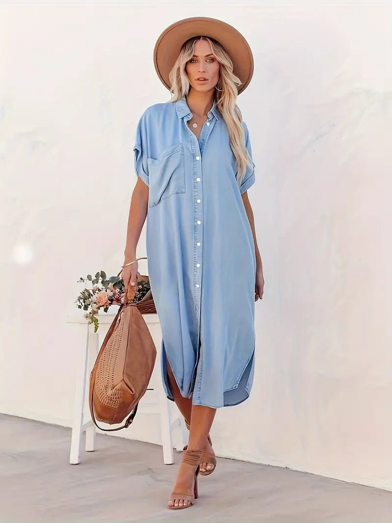 SAVANNAH | Camicia-abito con Tasche