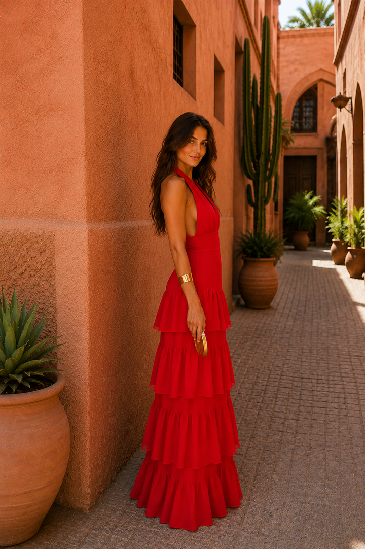 Abito Manila in rosso