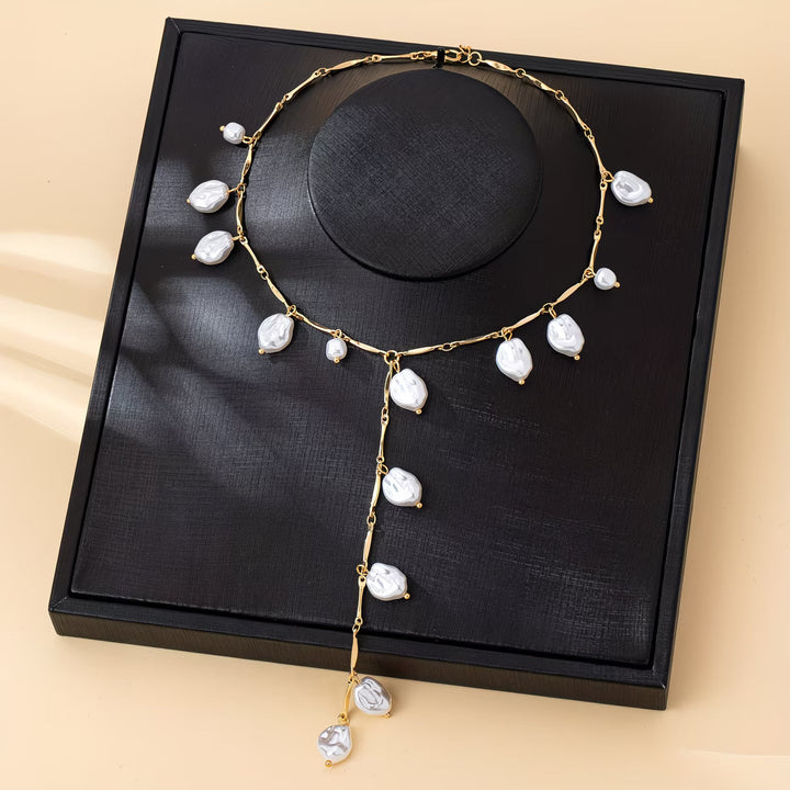 Collana Cascata di Perle Mistica