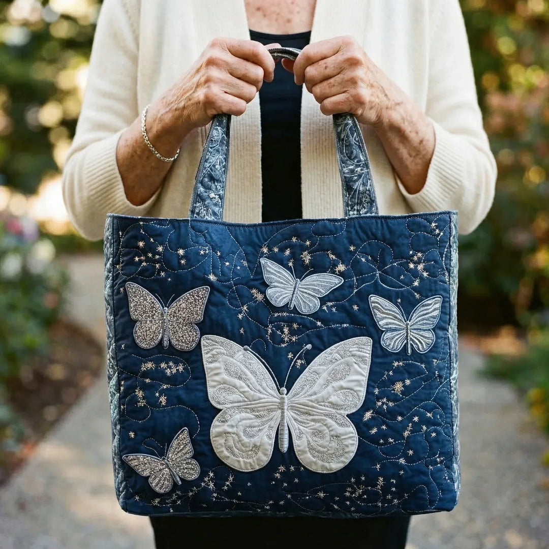 Borsa Artigianale - Farfalla Argento