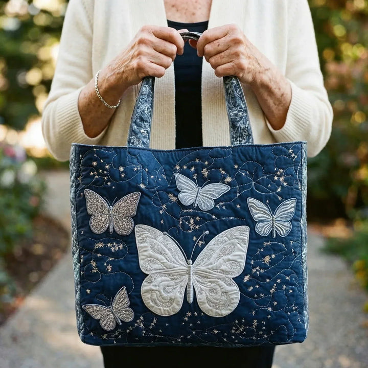 Borsa Artigianale - Farfalla Argento
