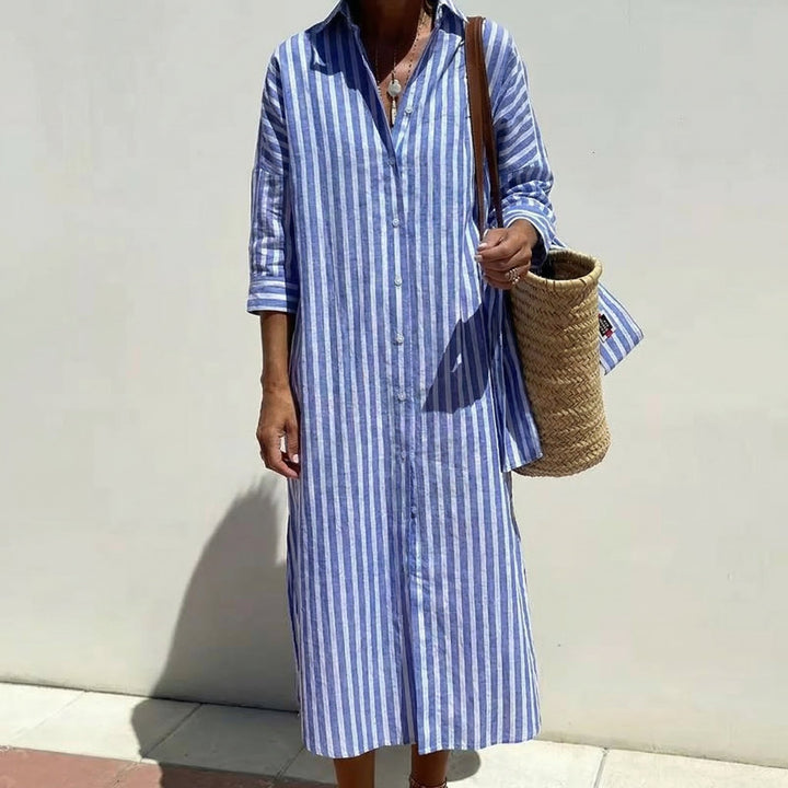 Skylar | Abito Camicia a Righe