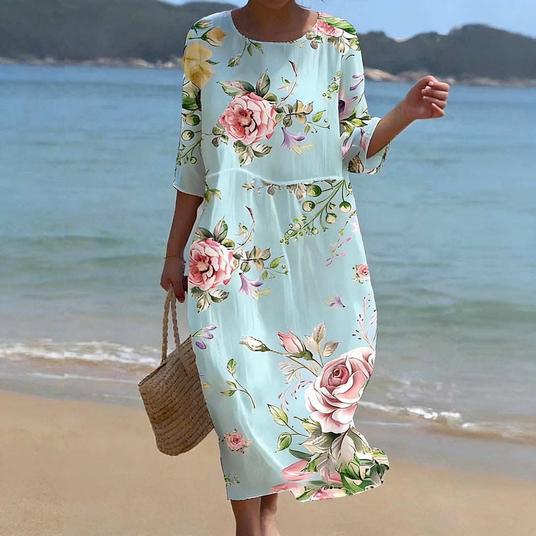 Sienna | Vestito Fiore al Tramonto