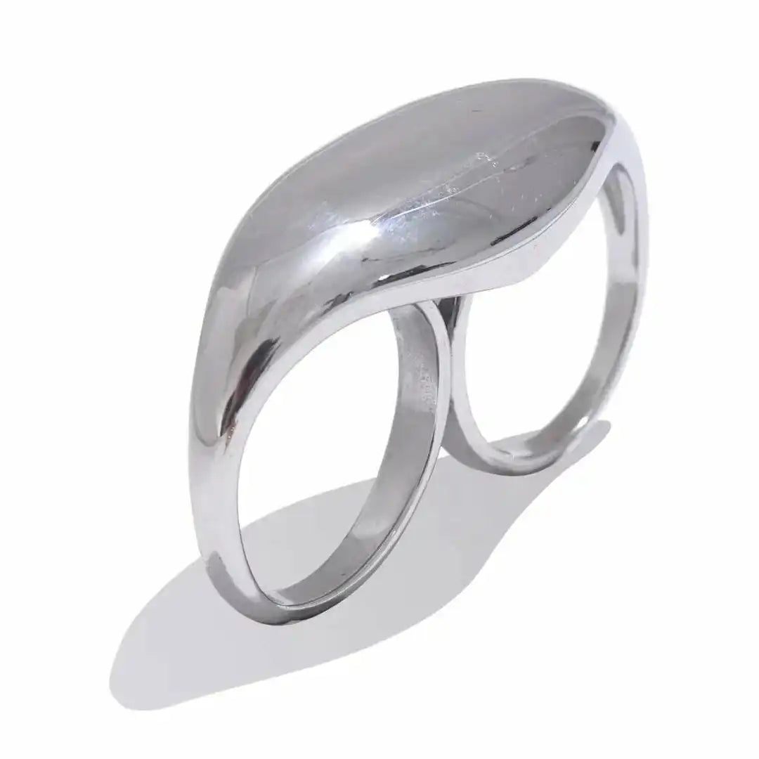 Anello Doppio in Oro Senza Tempo