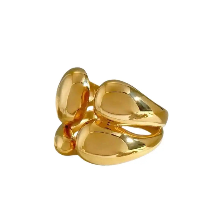 Anello Impilabile Bicolore Oro e Argento