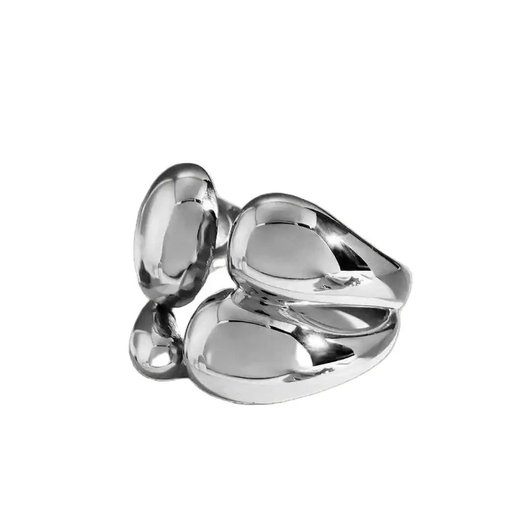 Anello Impilabile Bicolore Oro e Argento